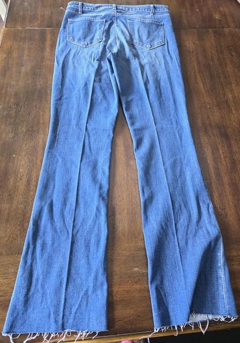 NWOT l'Agence 32 Ruth High Rise Straight Gold Chain Jeans 130220
