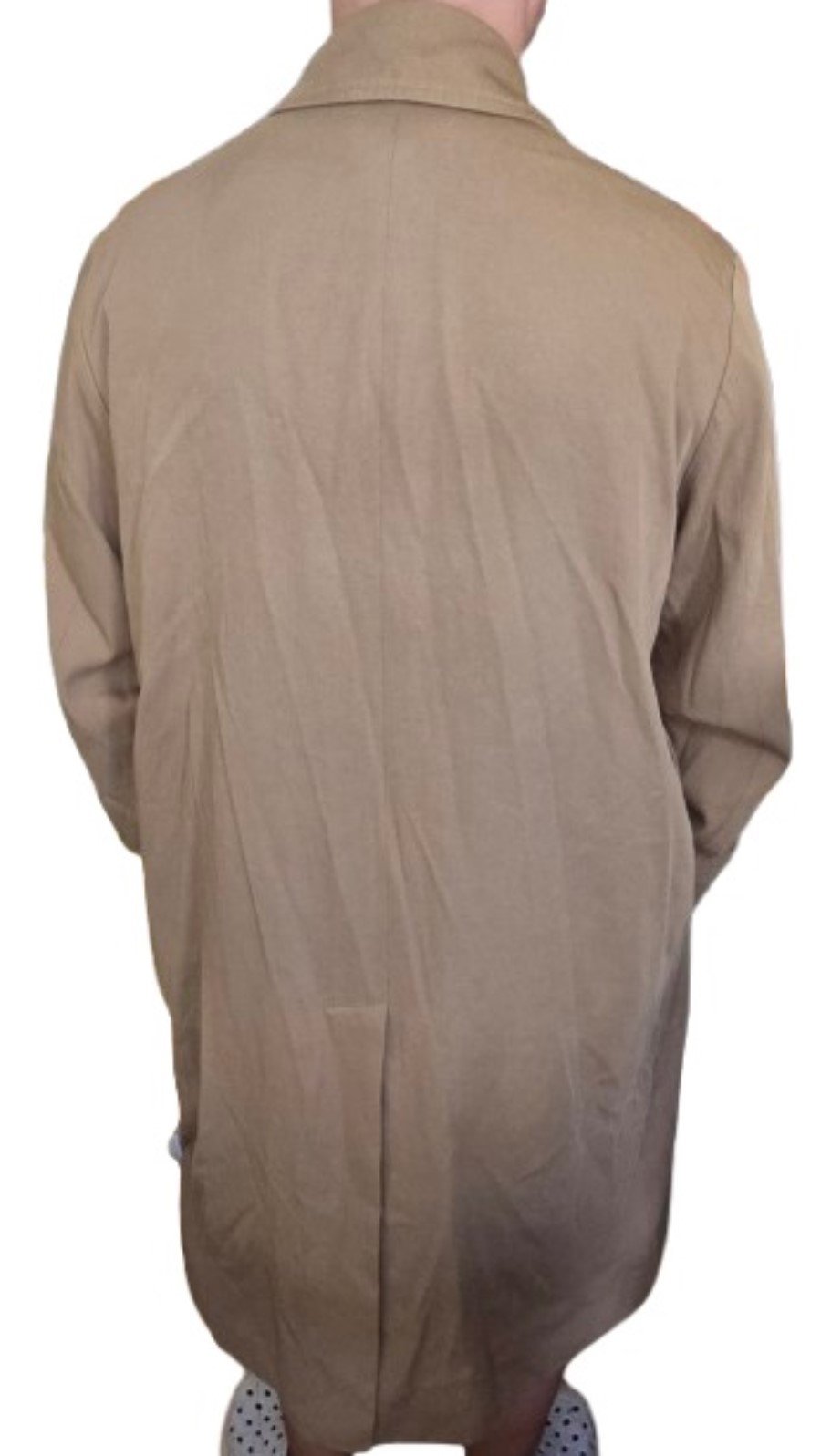NWOTD Vince L Men's Italian Cotton Double-Breasted Trench Coat 130221