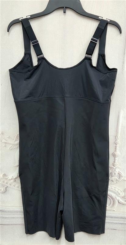 NWOT Cacique 18/20 Open Bust Thigh Shaper Black 130240