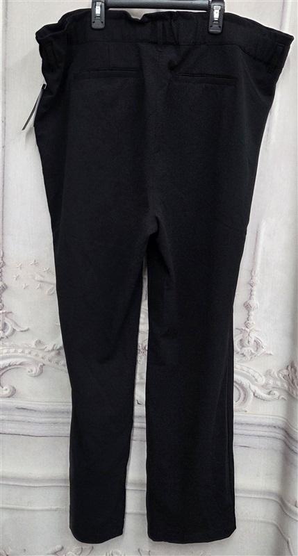 NWT Violets & Roses 18W Hailey Trouser Pockets Pants Black 130242