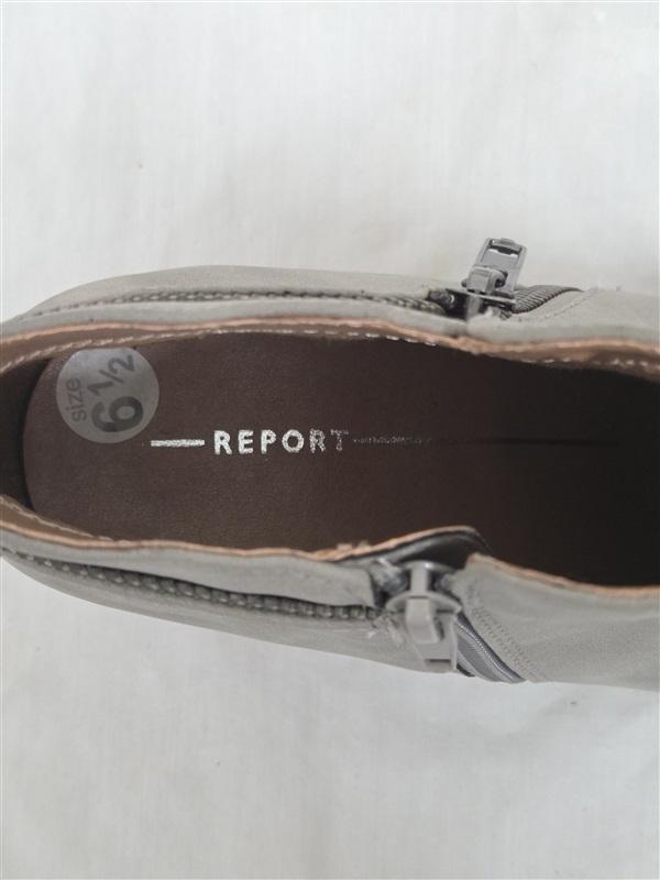 NWOTD Report Cora 6.5 Gray Booties Ankle Boots 130253