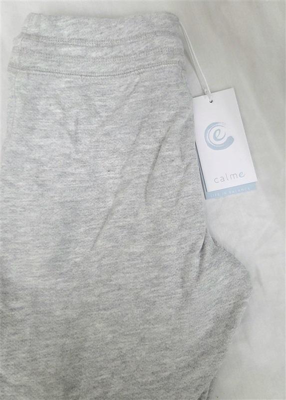 NWT Calme XS Mira Gray Drawstring Sweatpants 130260
