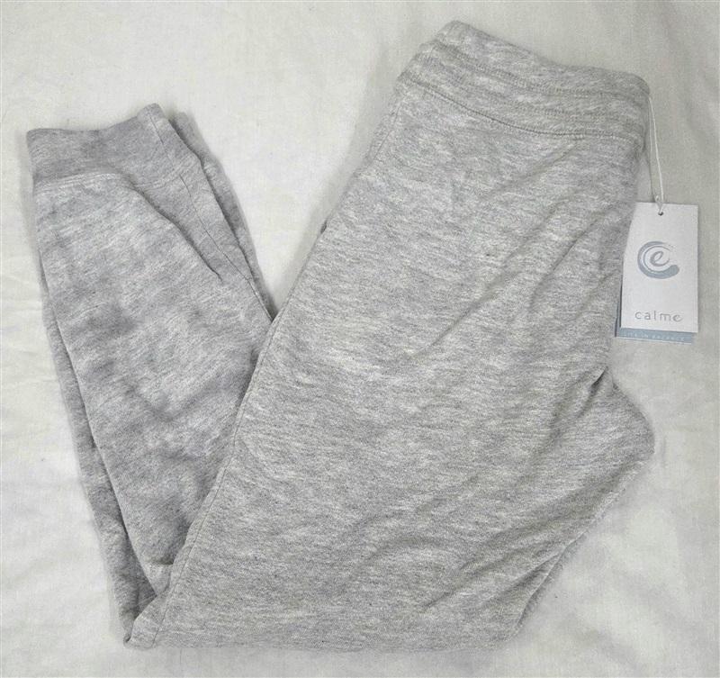 NWT Calme XS Mira Gray Drawstring Sweatpants 130260