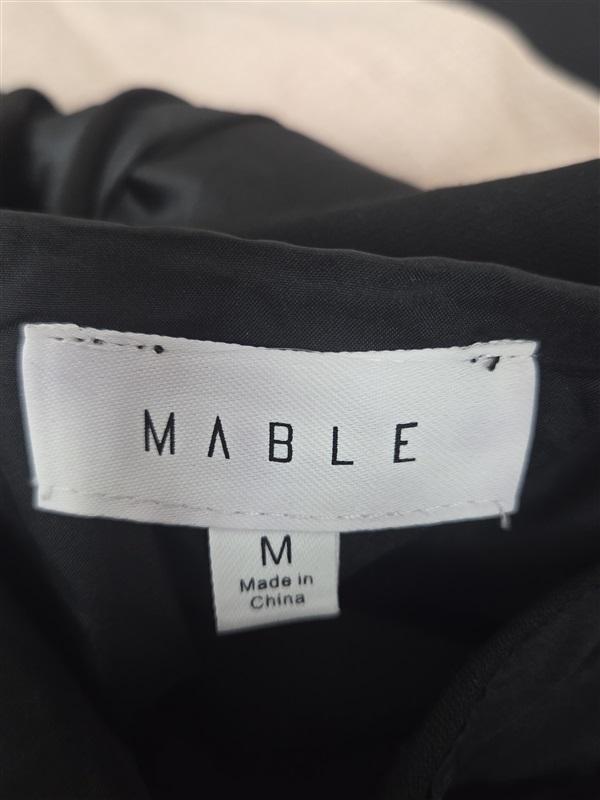 NWOT Mable M Black Sleeveless Ruched Bow Cocktail Dress 130270