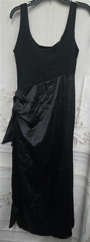 NWOT Mable M Black Sleeveless Ruched Bow Cocktail Dress 130270