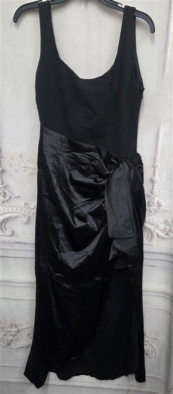 NWOT Mable M Black Sleeveless Ruched Bow Cocktail Dress 130270