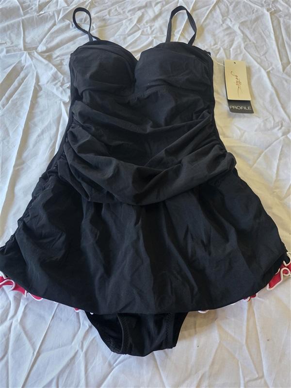 NWT Profile by Gottex 10 Tutti Frutti Tummy-Control Swim dress 130281