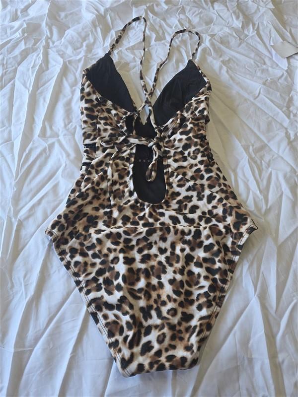 NWT ATHENA 6 Animal Print Maillot 1PC Swimsuit 97772