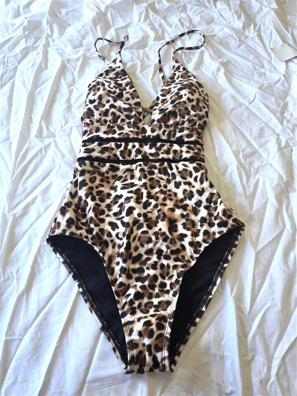 NWT ATHENA 6 Animal Print Maillot 1PC Swimsuit 97772