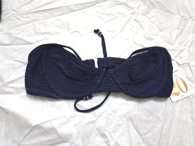 NWT Shoshanna Waterbury B Cup Solid Halter Underwire Bikini Swim Top 130311
