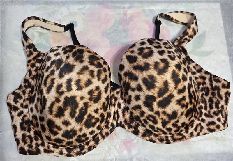 NWOT Soma 38DDD Stunning Support Smooth Full Cover Bra Animal Print 130399