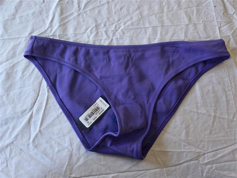 NWT Vilebrequin M Jacinthe Frise Cheeky Bikini Swim Bottom Purple 130405