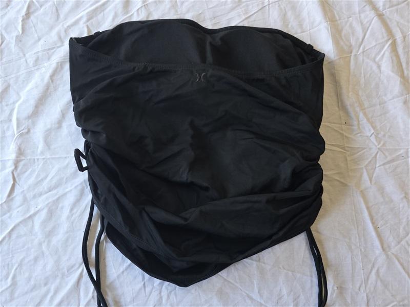 NWOTD Hurley L One & Only Bandini Swim Top Ruched Sides 130411