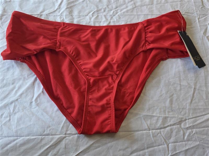 NWT Rachel Roy L Radiant Red Bikini Swim Bottom 130413