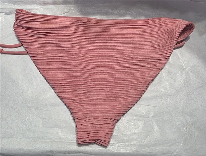 NWT Robin Piccone Luca S Side-Tie Full Bikini Swim Bottom Pink 130465