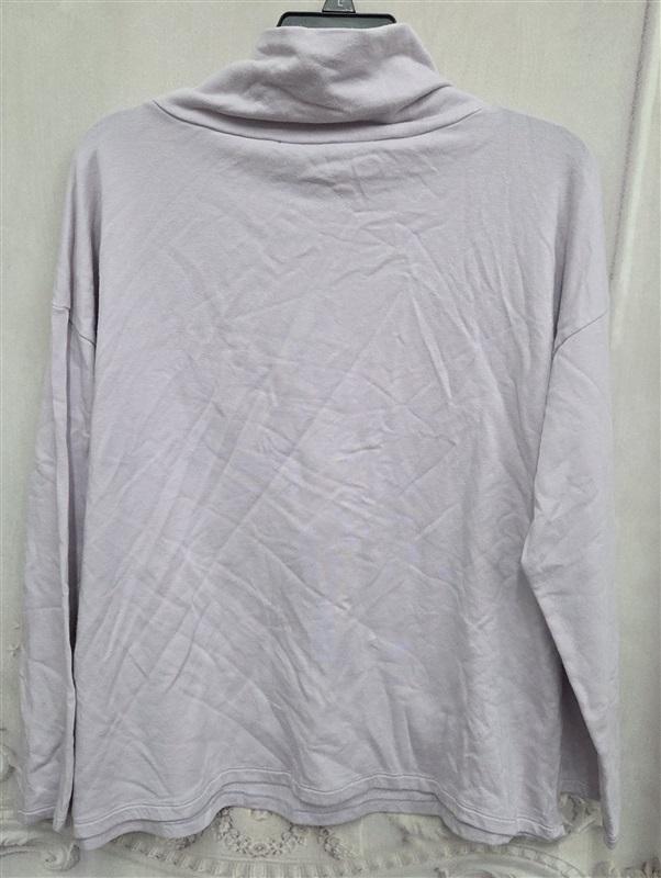 Pre Owned Eileen Fisher Petite L Turtle Neck Sweater Lavender Purple 130467
