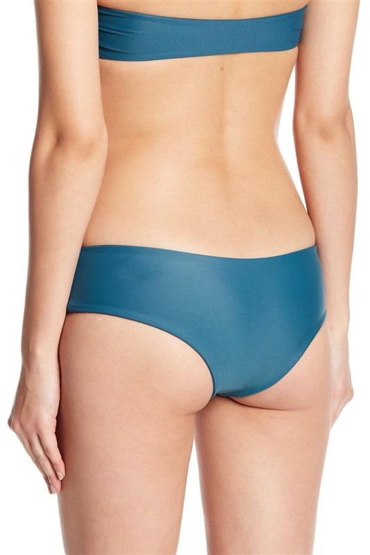 NWT MIKOH M Bondi Cheeky Bikini Bottom Sea Turtle Blue 130473