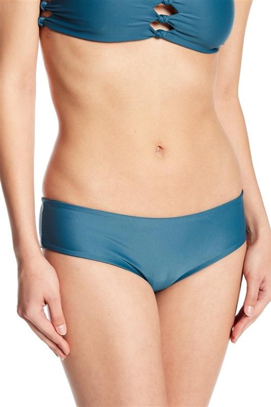 NWT MIKOH M Bondi Cheeky Bikini Bottom Sea Turtle Blue 130473