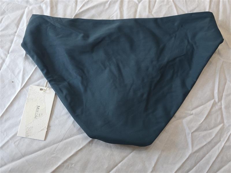 NWT MIKOH M Bondi Cheeky Bikini Bottom Sea Turtle Blue 130473