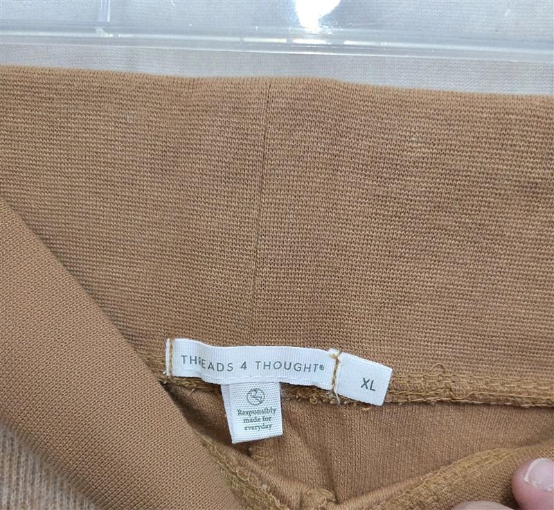 NWT Threads 4 Thought XL Roe Tie Front Jogger Tan 130486