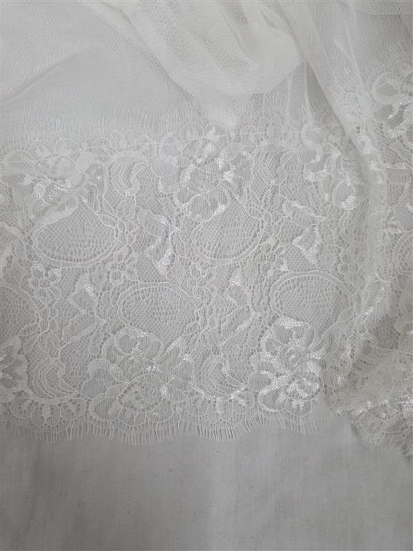 NWT Felina Jennifer Dressing Gown White Tulle & Lace 130487