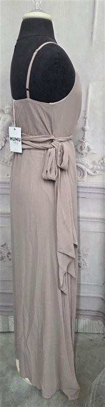 NWT Show Me Your MuMu S Liz Bridesmaid Cocktail Dress Taupe Pink 130492