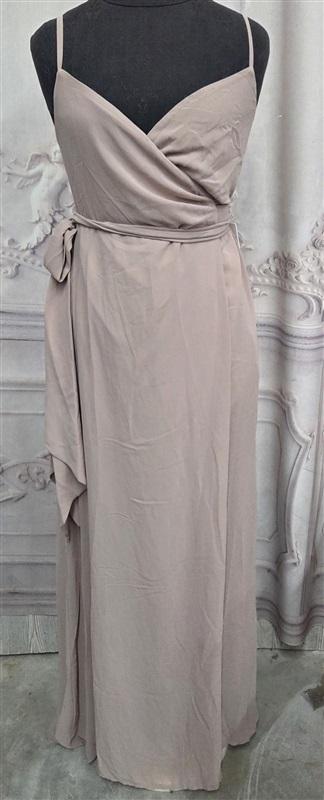 NWT Show Me Your MuMu S Liz Bridesmaid Cocktail Dress Taupe Pink 130492