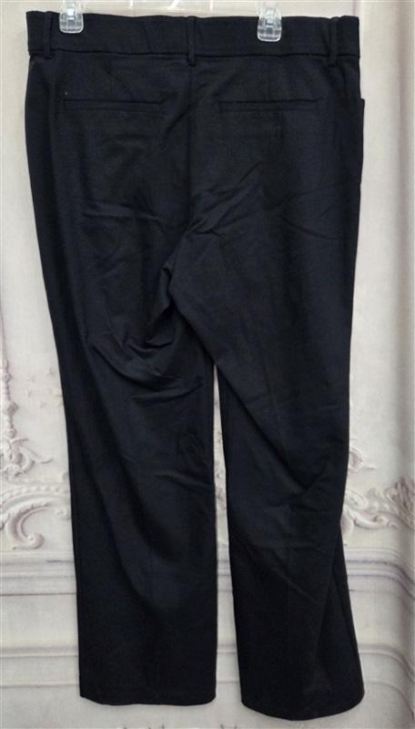 NWOT Lee Plus 16W Medium Flex Motion Trouser Pants Mid Rise Fit Black 130497