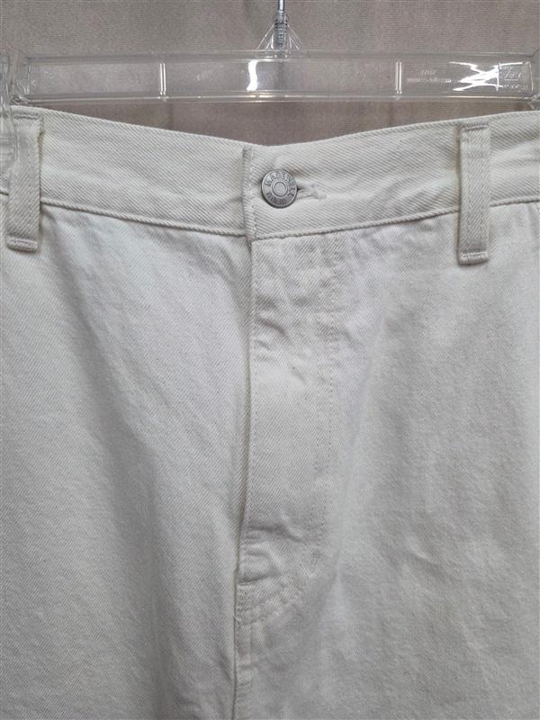 NWOT Madewell 30 Carpenter Maxi Denim Jean Skirt Tile White 130510