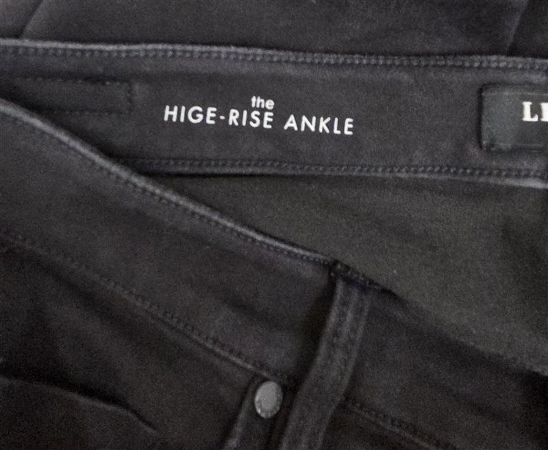 NWPT Liverpool 8 29 Abby Hi-Rise Ankle Skinny 28” Black 130513