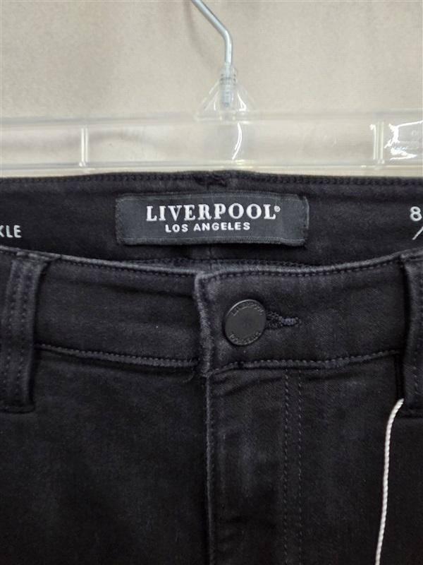 NWPT Liverpool 8 29 Abby Hi-Rise Ankle Skinny 28” Black 130513