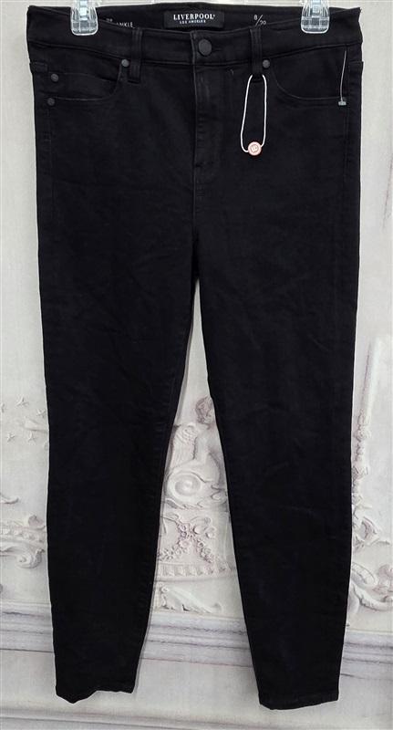 NWPT Liverpool 8 29 Abby Hi-Rise Ankle Skinny 28” Black 130513