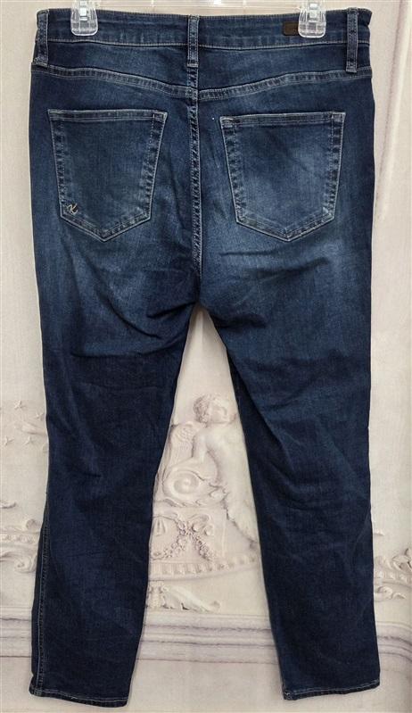 NWOT KUT From Kloth 8 Donna Fab Ab High Waist Ankle Skinny Jeans Blue 130518