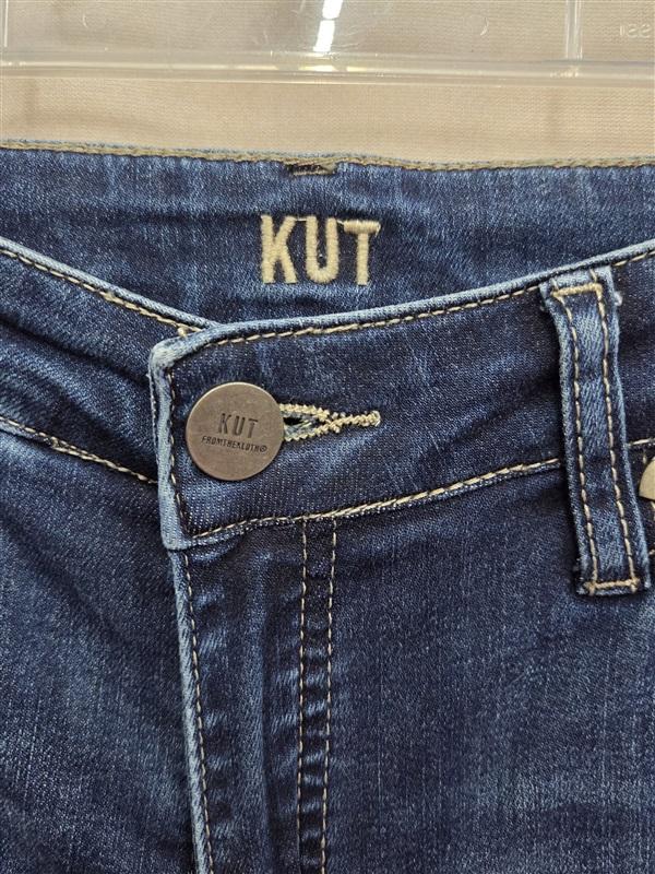 NWOT KUT From Kloth 8 Donna Fab Ab High Waist Ankle Skinny Jeans Blue 130518