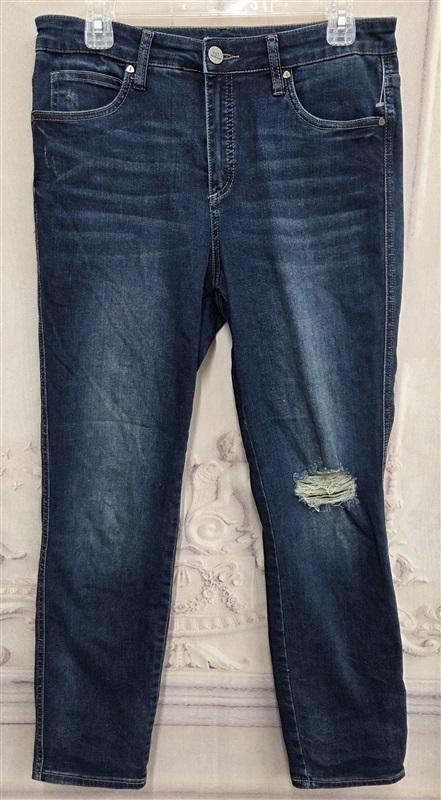 NWOT KUT From Kloth 8 Donna Fab Ab High Waist Ankle Skinny Jeans Blue 130518