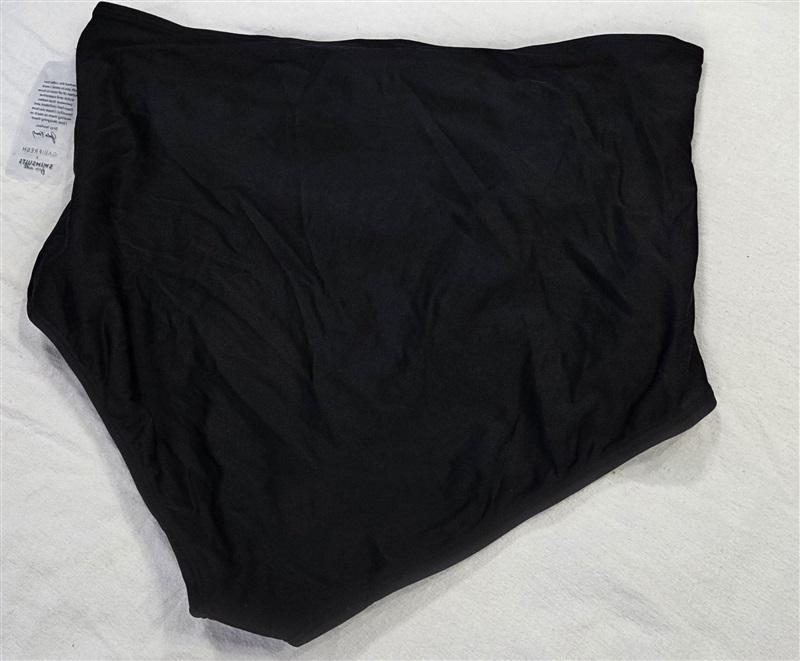 NWT Gabi Fresh Swim Solutions 24 Ultra High-Waist Swim Bottoms Black 130525