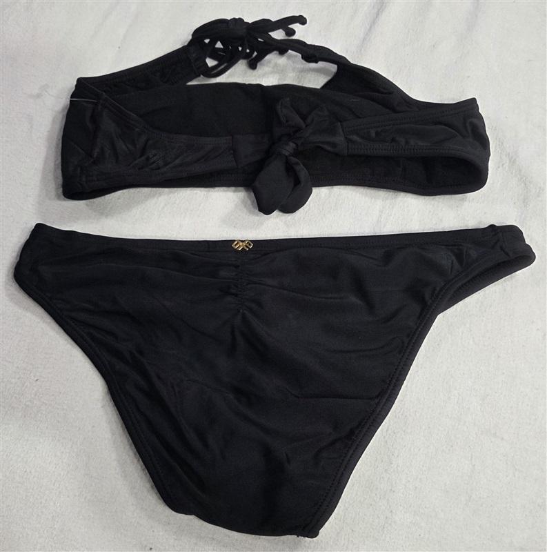 NWOT PIlyq 16 Girls Sparkle Rainbow Heart Bikini Top & Bottom 130558