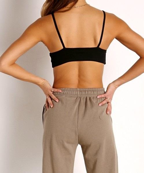 NWOTD Joah Brown S/M Structured Rib Tank Black 130596