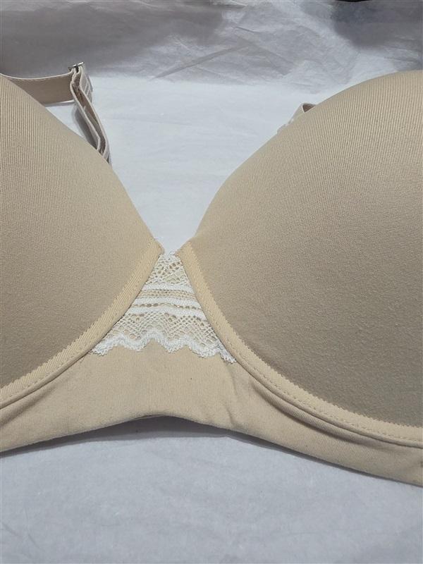 NWOT Hanes Ultimate ComfortFlex Natural Lift 2XL Wirefree Bra HU25 Beige 130603
