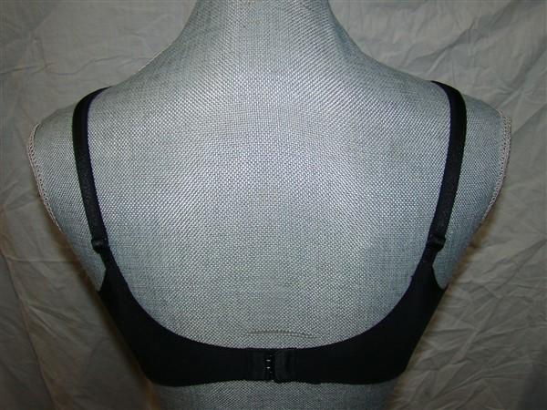 NWOTD Warner's 36B No Side Effects Wire-Free Bra 1056 Black 130607