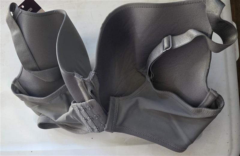 NWT Secret Treasures 36DDD Full Figure OPP Underwire T Shirt Bra Gray 130622