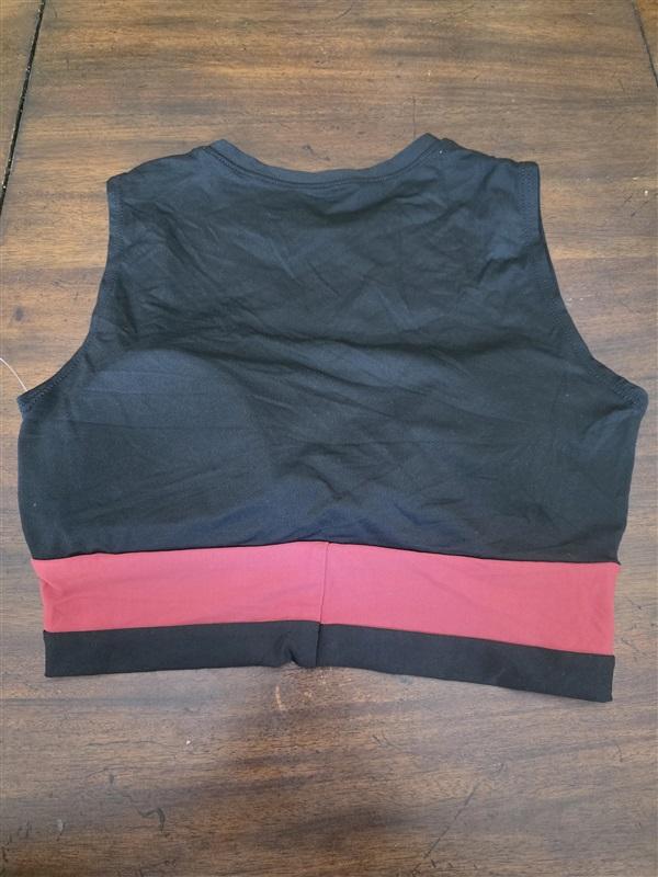 NWOT Robin Piccone M Billie Crop Bikini Swim Top 130628