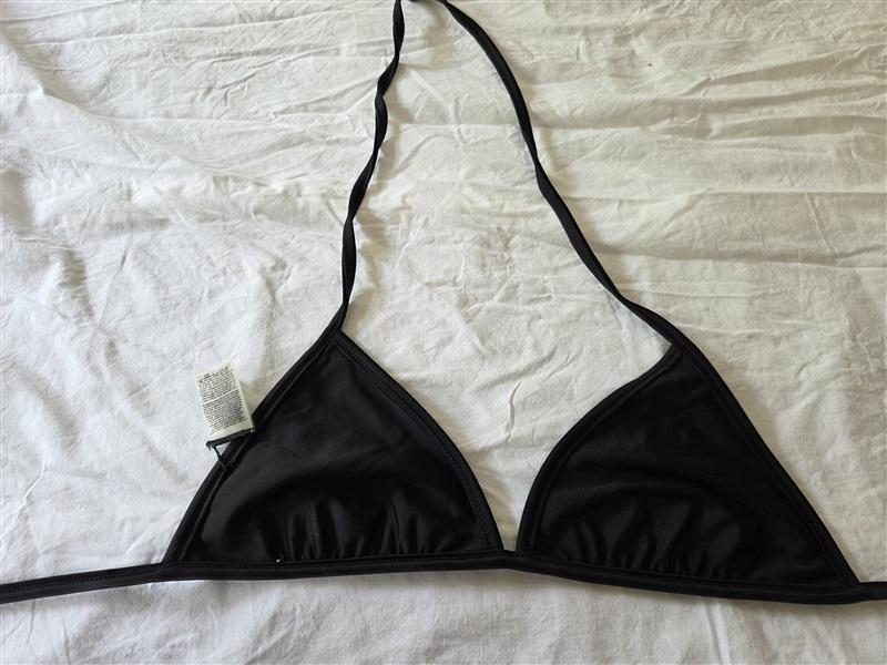 NWT Wildfox SM Reversible Animal Print Triangle Bikini Swim Top 130635