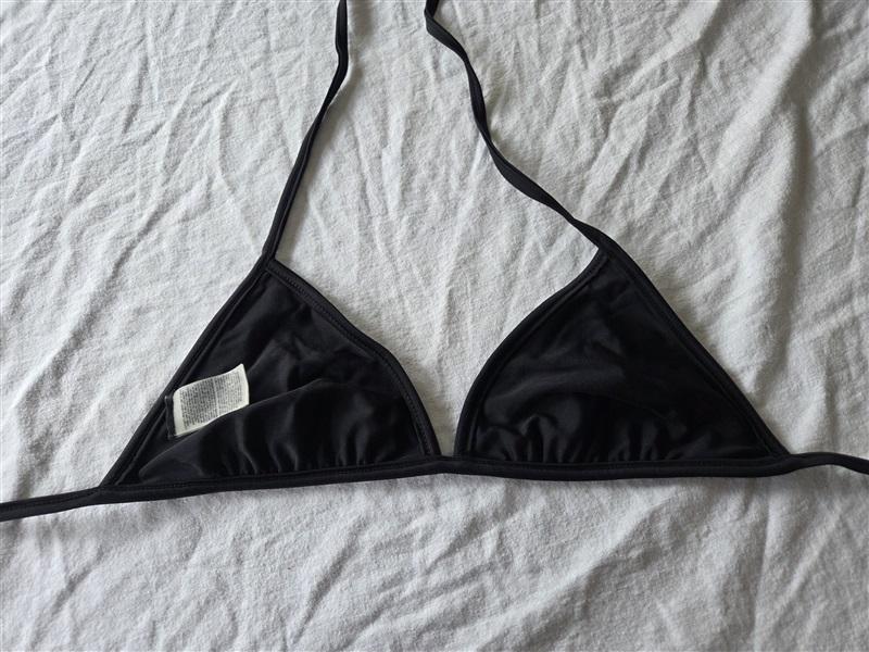 NWT Wildfox SM Reversible Animal Print Triangle Bikini Swim Top 130635
