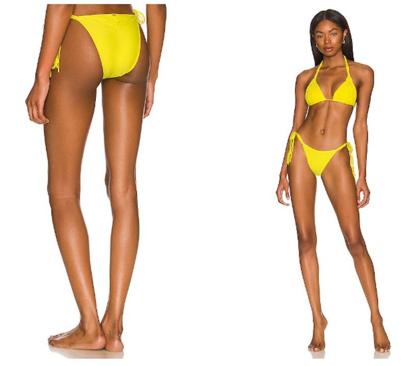 NWT Pilyq PQ M Sunshine Mila Tie Teeny Yellow 130640