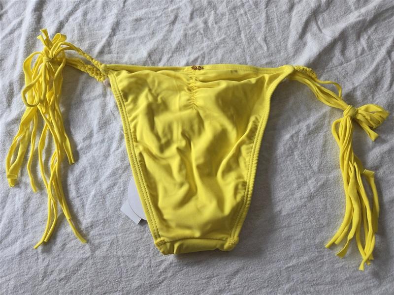 NWT Pilyq PQ M Sunshine Mila Tie Teeny Yellow 130640