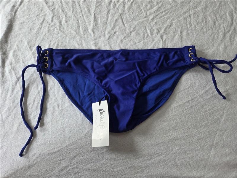 NWT Rachel Pally XS Hanalei Lace Side Bikini Swim Bottom River Blue 130650