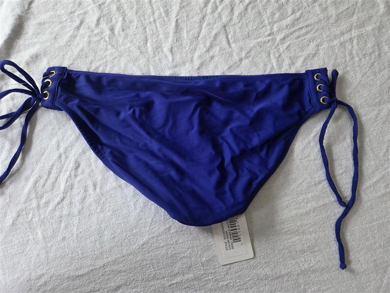 NWT Rachel Pally XS Hanalei Lace Side Bikini Swim Bottom River Blue 130650