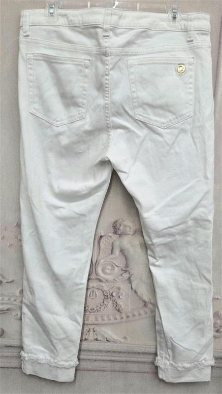 NWOTD Michael Kors 12 Izzy Skinny Cropped Raw Cuffed Jeans 130681