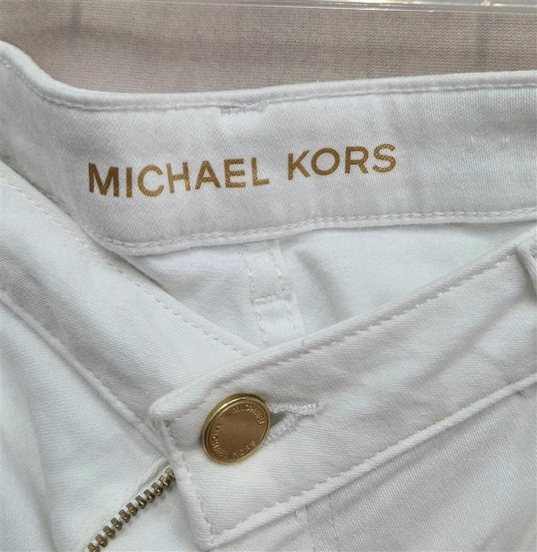 NWOTD Michael Kors 12 Izzy Skinny Cropped Raw Cuffed Jeans 130681